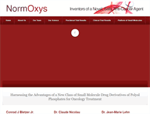 Tablet Screenshot of normoxys.com